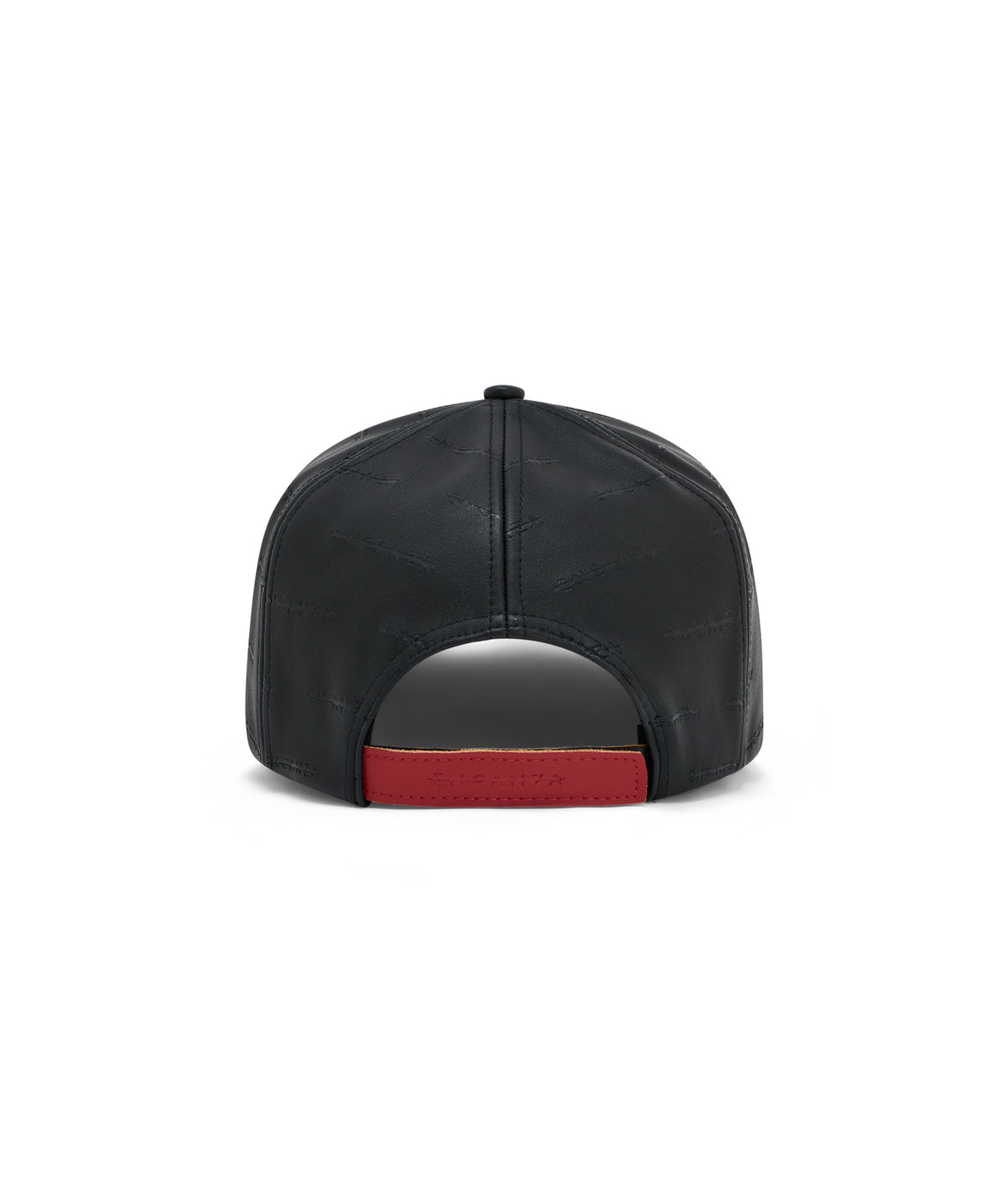 REDLINE LEATHER CAP | BLACK