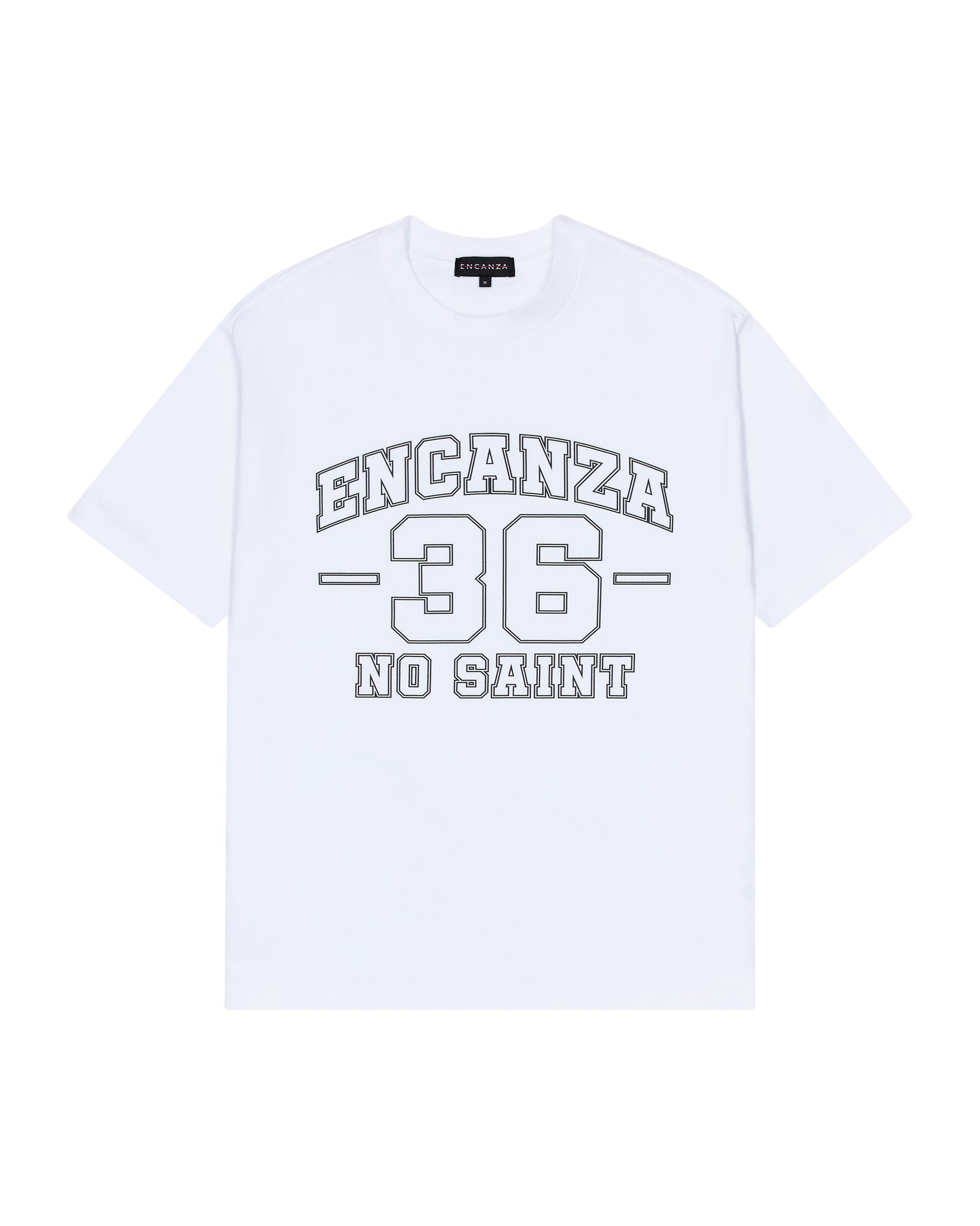 '36 NO SAINT' T-SHIRT | WHITE