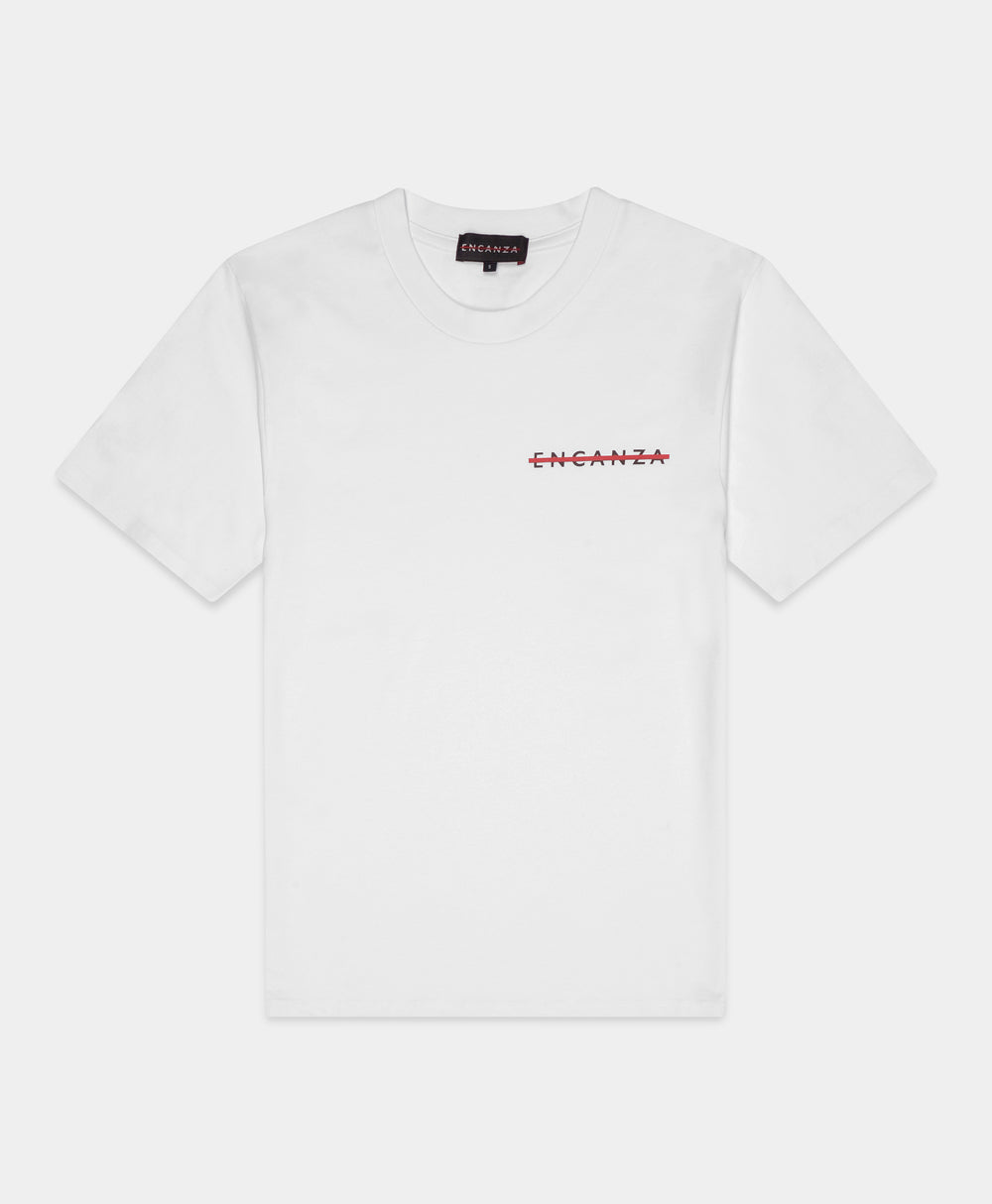 RED LINE T-SHIRT | WHITE