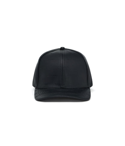 REDLINE LEATHER CAP | BLACK